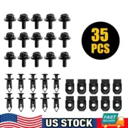For Honda Body Bolts & U-nut Clips M6 Engine Undertray Cover Splash Shield Guard (for: MG)