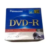 Panasonic DVD-R Mini 5 Pack For Camcorders 30 Mins AVCHD Factory Sealed