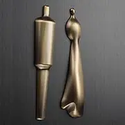 Toilet Sign Bathroom Door Sign Restroom Sign Wall Decor, Brushed Aluminum Bathroom Sign, 2-Pack Men and Women Toilet Signs for Business Home Office and Restaurants, Easy to Mount