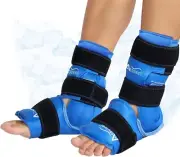 Atsuwell Ankle Ice Packs for Injuries Reusable Gel Cold Pack for Foot Pain Relie