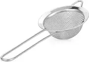 Fine Mesh Strainer - 2.8 Inch Round Sieve - Tea Strainers for Loose Tea Coffe...