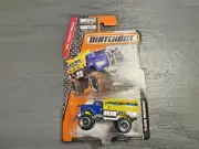 2015 Matchbox Flame Smasher Blue & Yellow 71/120 MBX Heroic Rescue