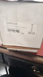 Jaclo 2459-ULB Jaclo - 1 1/2 Inch x 12 Inch Flanged Tailpiece unlacquered Brass