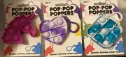 Pop It Poppers Fidget Backpack Clips 3 Pack