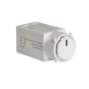 Hager Silhouette WBMDUPB - Universal Pushbutton Dimmer Mech 250W With LED Silhouette White