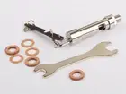 Steam whistle with chain - spare part no 01517 for Wilesco model steam engines