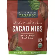 Organic Cacao Nibs, 2 Lb Bag (907G) - Keto Friendly and Vegan Unsweetened Choco