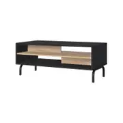 Eleora Coffee Table - Black and Oak