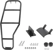 Aluminum Alloy Tailgate Climbing Ladder Compatible For Suzuki Jimny 2007-2017 Car Rear Door Protective Frames Exterior Accessories(Black A)