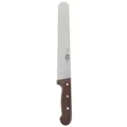 Victorinox 7.6059.10 10" Wide Granton Edge Slicing /Carving Knife w/ Wood Handle