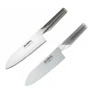 Global Knives Santoku Knife 18cm - Fluted Blade
