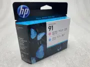 Genuine HP DesignJet 91 Light Magenta & Light Cyan Printhead Cartridge