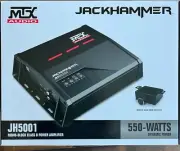 New in Box- MTX JackHammer JH5001 Mono-block Class D Power Amplifier 550 Watts