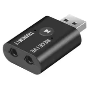 USB Stereo Music Wireless Adapter 2 in 1 Bluetooth 5.0 Dongle 3.5mm AUX Wireless Stereo Audio Transmitter Receiver