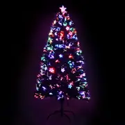 5FT LED Christmas Tree Fibre Optic Multi Colour Lights