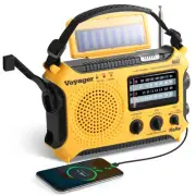 KA500 5-way Powered Solar Power,Dynamo Crank, Wind Up Emergency AM/FM/SW/NOAA...