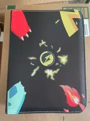 Card Binder for Pokemon TCG Card 4 Pocket with 50 Sleeves Card Binder Album