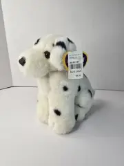 Vintage Mervyns Playful Pals Dog Puppet Stuffed Plush Dalmatian Animal Puppy 9"