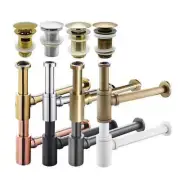 Bathroom Sink Bottle Trap Wash Basin Waste Siphon Pipe Kit Toilet Deodorization