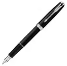 Perfect Parker Sonnet Series Matte Black White Clip Fine 0.5mm Nib Fountain Pen