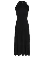 Zimmerman - Postcard Ruffle Black Dress
