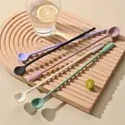 Long hand Silicone Spatula Party Supplies Jars Scraper Kitchen & Bar