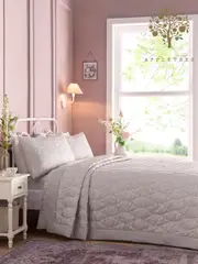 Appletree Silver Worcester Jacquard Bedspread (AK3527) | $208