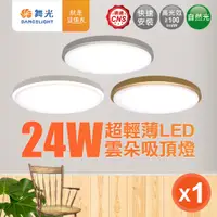 在飛比找PChome24h購物優惠-舞光 LED 24W 雲朵吸頂燈(邊框+燈)