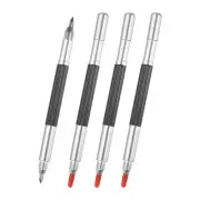 Tungsten Carbide Scriber, 4 PCS Double Head Design Etching Engraving Pen, Silver