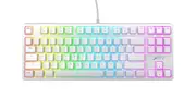 Xtrfy K4 TKL RGB White Mechanical Gaming Keyboard - Kailh Red Switches