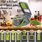 22 In 1 Fruit Vegetable Slicer Cutter Food Onion Veggie Dicer Chopper Kitchen Au