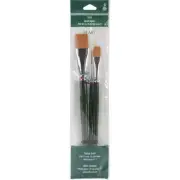 Plaid One Stroke Brush Set 3/Pkg-Flat 1171