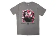Sleep Token | Official Stone Wash Band T-Shirt | Skulls & Flowers (Grey)