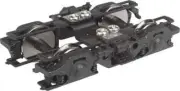 Walthers 920-2120 HO GSC 43-R Metal Passenger Trucks w/RP-25 Metal Wheels 1 pr.