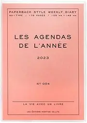 Planner, High Tide, 2023, Starts October 2022, Pouch, Pink, A6 Block Weekly, Weekly Planner