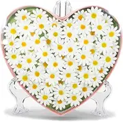 Q-FLA Bath Fragrance Bath Salt Flower Arrangement Box, Margaret Heart Box, White, W 9.1 x D 2.0 x H 8.7 inches (23 x 5 x 22 cm)