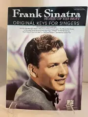Frank Sinatra More of His Best Original Keys for Singers Vocal/Piano Songbook