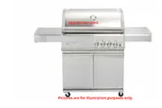 CROSSRAY Infrared 4 Burners BBQ Trolley Only - TCR4-TROLLEY