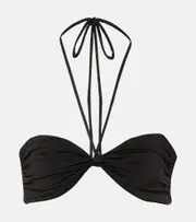 [Jade Swim] Jade Swim Liana halterneck bikini top AU 12 black