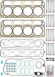 Head Gasket Set 5.3 L, w/Cylinder Head Bolt Kit, Compatible with 2014-2019 Chevy Silverado 1500 Suburban Tahoe, GMC Sierra 1500 Yukon XL, 5.3L V8 5328cc Engine, Replace# HS26744PT, HGS4308, HS54996