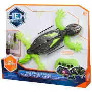 HEX BOTS Wallcrawler Gecko Remote Control Robot Toy LED Eyes Kids 25ft Range