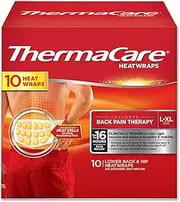 Thermacare [1311850-10c] Lower Back & Hip L/XL, 10 Air-Activated HeatWraps