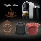 Refillable Reusable Coffee Capsule Pods For Nespresso with Spoon Brush