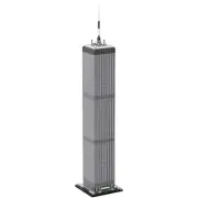 New York 1:800 World Trade Center Architecture Modular Building Bricks SetMO