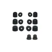 6 pr. memory foam replacement ear tips for JBL earbuds plus 1 pair double flange