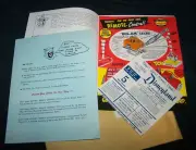 Andy Gard Toy 6 page brochure with Disneyland contest insert 1950's