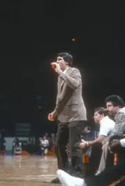 Head coach Jerry Sloan of the Chicago Bulls1980's Basketball photo 4