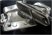 Dual Square Rear Exhaust tip Tip Muffler Compatible For Benz W221 W164 X166 X164 W176 S300 S350 S500 GL350 GL45 S CLA ML Class
