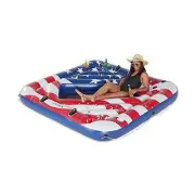 Intex Red, White, & Blue 2 Person inflatable Raft Float #5726VM New