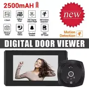 Wireless Video Doorbell Smart Door Ring HomeSecurity Camera Peephole Viewer Bell